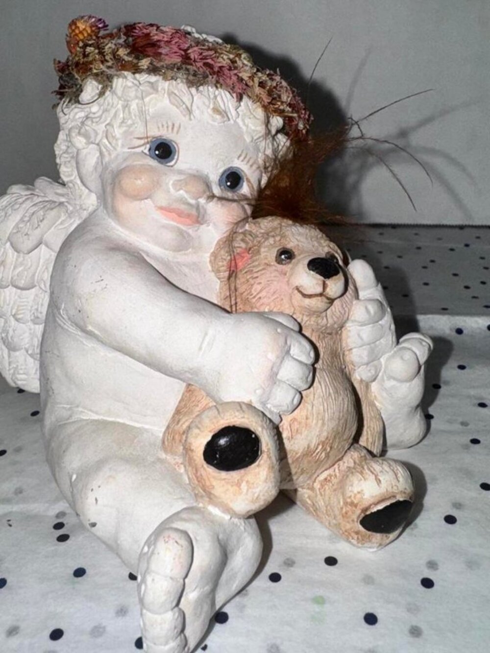 Vintage Dreamsicles Playmates DC112 Angel Teddy Figurine Gift Idea